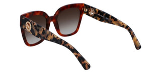 Longchamp Lo717s N Women Havana Butterfly Sunglasses