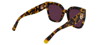 Longchamp Lo717s N Women Havana Butterfly Sunglasses