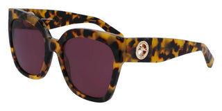 Longchamp Lo717s N Women Havana Butterfly Sunglasses