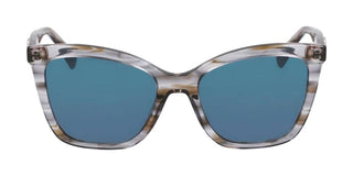 Longchamp Lo742s N Women Grey Squared Sunglasses