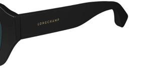 Longchamp Lo749s N Women Black Rectangle Sunglasses