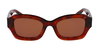 Longchamp Lo749s N Women Brown Rectangle Sunglasses