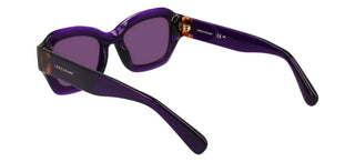 Longchamp Lo749s N Women Violet Rectangle Sunglasses