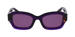 Longchamp Lo749s N Women Violet Rectangle Sunglasses