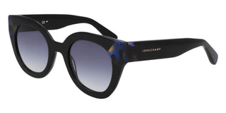 Longchamp Lo750s N Women Black Cat Eye Sunglasses