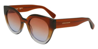 Longchamp Lo750s N Women Brown Cat Eye Sunglasses