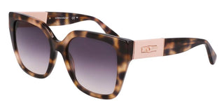 Longchamp Lo754sl N Women Havana Butterfly Sunglasses