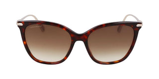 Longchamp Lo757s N Women Havana Squared Sunglasses