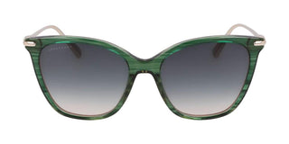 Longchamp Lo757s N Women Green Squared Sunglasses