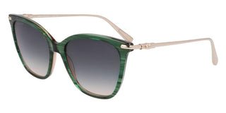 Longchamp Lo757s N Women Green Squared Sunglasses