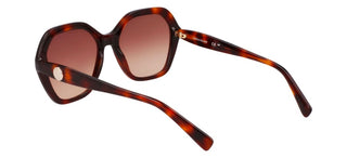 Longchamp Lo759s N Women Havana Geometric Sunglasses