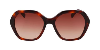 Longchamp Lo759s N Women Havana Geometric Sunglasses