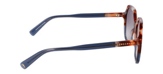 Longchamp Lo760s Unisex Havana Geometric Sunglasses