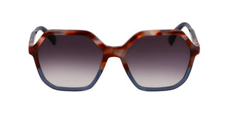 Longchamp Lo760s Unisex Havana Geometric Sunglasses