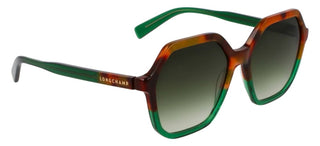 Longchamp Lo760s Unisex Havana Geometric Sunglasses