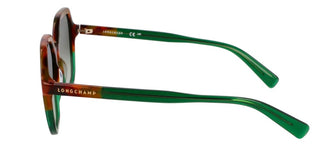 Longchamp Lo760s Unisex Havana Geometric Sunglasses