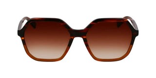Longchamp Lo760s N Women Brown Geometric Sunglasses