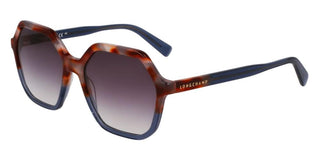 Longchamp Lo760s N Women Blue Geometric Sunglasses