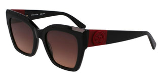 Longchamp Lo762s N Women Black Squared Sunglasses
