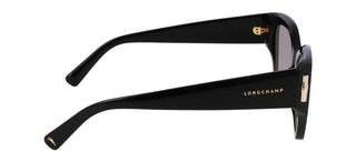Longchamp Lo764s N Women Black Squared Sunglasses