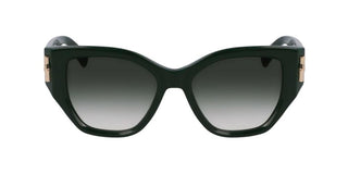 Longchamp Lo764s N Women Green Squared Sunglasses