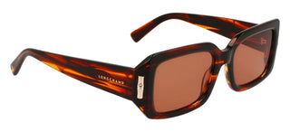 Longchamp Lo765s N Women Brown Rectangle Sunglasses