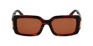 Longchamp Lo765s N Women Brown Rectangle Sunglasses