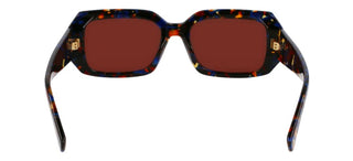 Longchamp Lo765s N Women Blue Rectangle Sunglasses