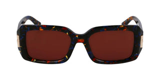 Longchamp Lo765s N Women Blue Rectangle Sunglasses