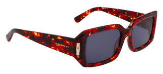 Longchamp Lo765s N Women Red Rectangle Sunglasses