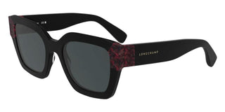 Longchamp Lo771s N Women Black Squared Sunglasses