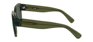 Longchamp Lo771s N Women Green Squared Sunglasses