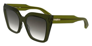 Longchamp Lo778s N Women Green Butterfly Sunglasses