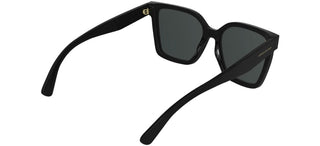 Longchamp Lo802s Women Black Squared Sunglasses