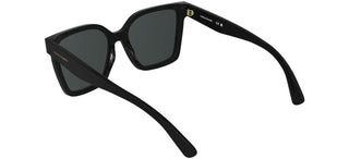 Longchamp Lo802s Women Black Squared Sunglasses