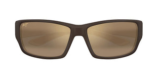 Maui Jim Local Kine Mj0810s Men Brown Geometric Sunglasses