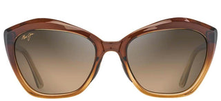 Maui Jim Lotus Mj0827s Women Brown Cat Eye Sunglasses