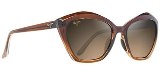 Maui Jim Lotus Mj0827s Women Brown Cat Eye Sunglasses