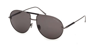 Tom Ford LOU-02 FT1308 unisex Ruthenium Pilot Sunglasses