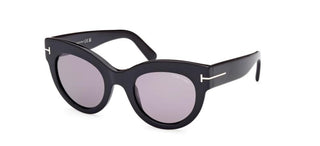 Tom Ford LUCILLA FT 1063 women Black Cat Eye Sunglasses