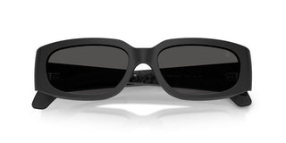 Moncler Lumin Me6014u Unisex Black Rectangle Sunglasses