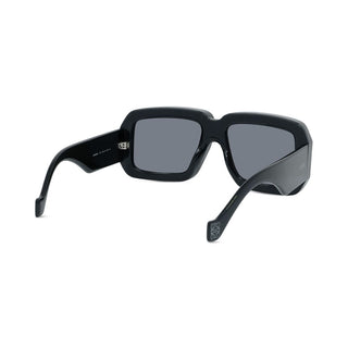 LOEWE Signature LW40064U unisex Black Squared Sunglasses