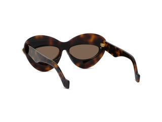 LOEWE Signature LW40119I women Havana Cat Eye Sunglasses