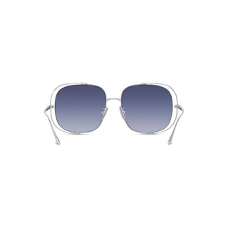 LOEWE LW40148U women Silver Rectangle Sunglasses