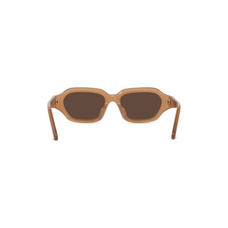 LOEWE Slim LW40157U women Brown Squared Sunglasses