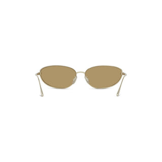LOEWE Signature LW40164U women Gold Oval Sunglasses
