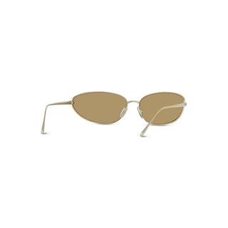 LOEWE Signature LW40164U women Gold Oval Sunglasses