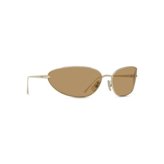 LOEWE Signature LW40164U women Gold Oval Sunglasses