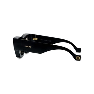 LOEWE Sigture LW40172U unisex Black Rectangle Sunglasses