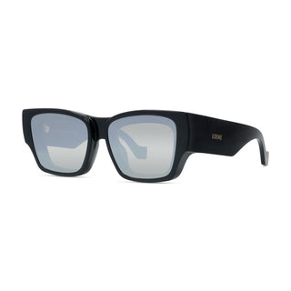 LOEWE Sigture LW40172U unisex Black Rectangle Sunglasses